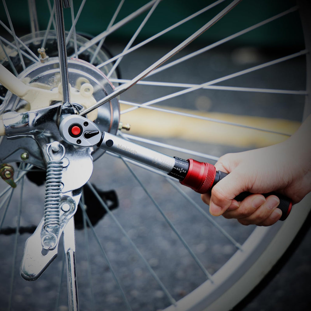 Hairich Drehmomentschlüssel Fahrrad 1/4 Zoll, 1-25Nm, 13-Teiliges Klein Torque Wrench Set, 72 Zähne Umschaltknarre, Ratschenkasten inkl. 10 cm Verlängerungsstange, Innensechskant und Torx Bits