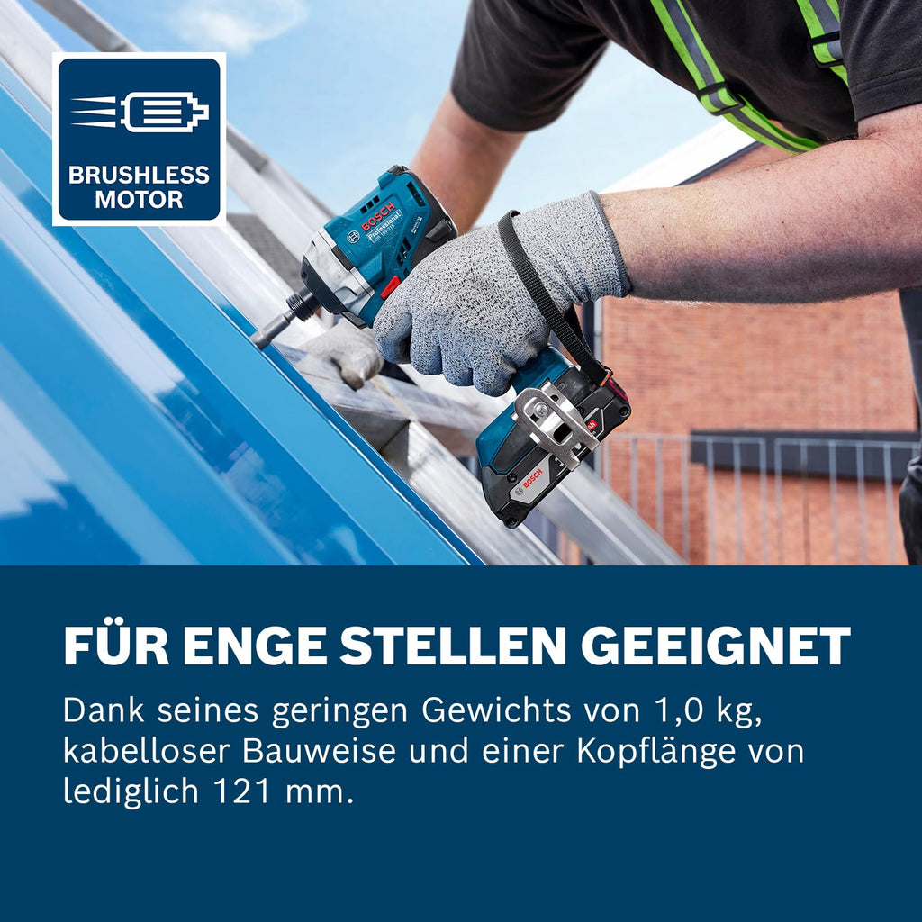 Bosch Professional 18V System Akku-Drehschlagschrauber GDR 18V-215 (inkl. L-BOXX)