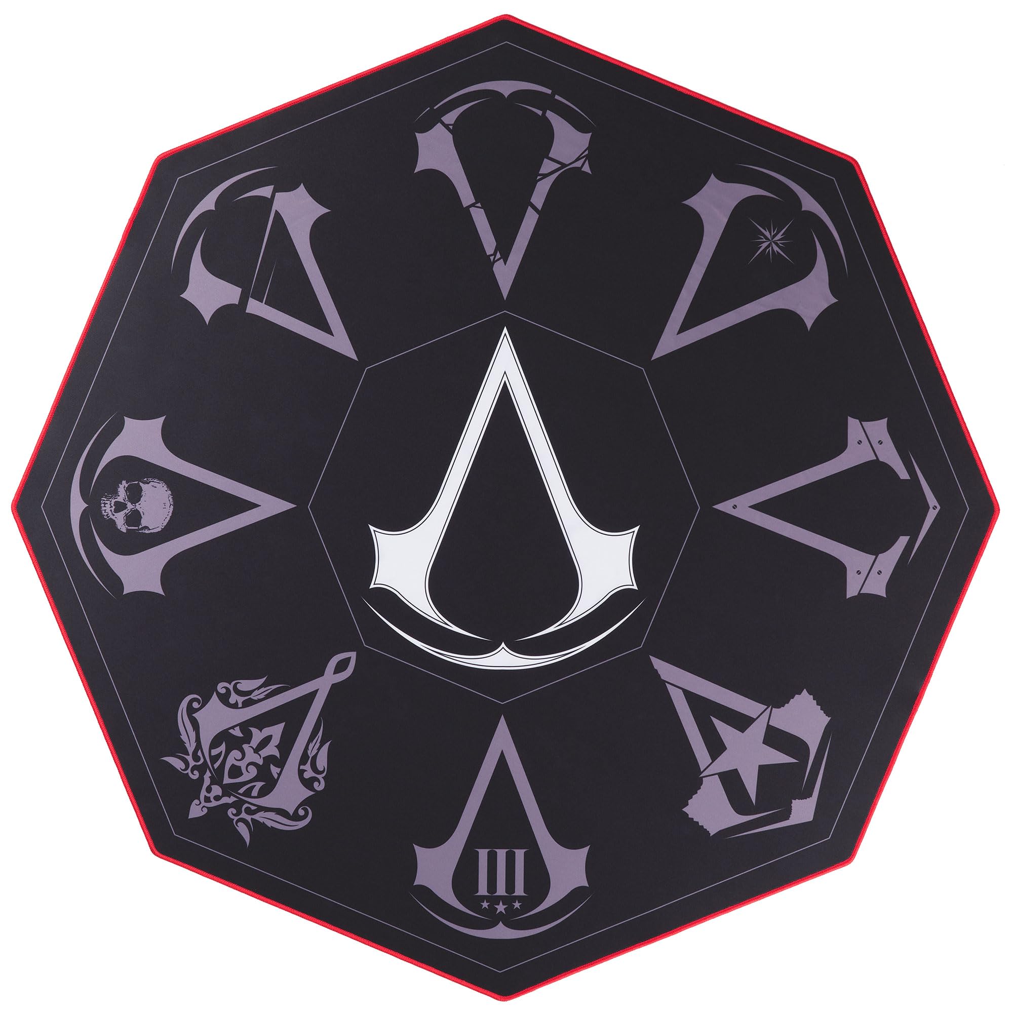 Subsonic-Assassin's Creed - rutschfeste Gamer-Bodenmatte für Gaming-Sitz/Sessel