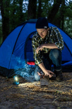 Hazet LED Lampen Set 1979NW/3 (3-teilig) I kleine und kompakte Werkstatt-Lampen mit hoher Leuchtleistung, stufenlos dimmbar, inkl. wireless charging pad mit Magnet-Haltefunktion