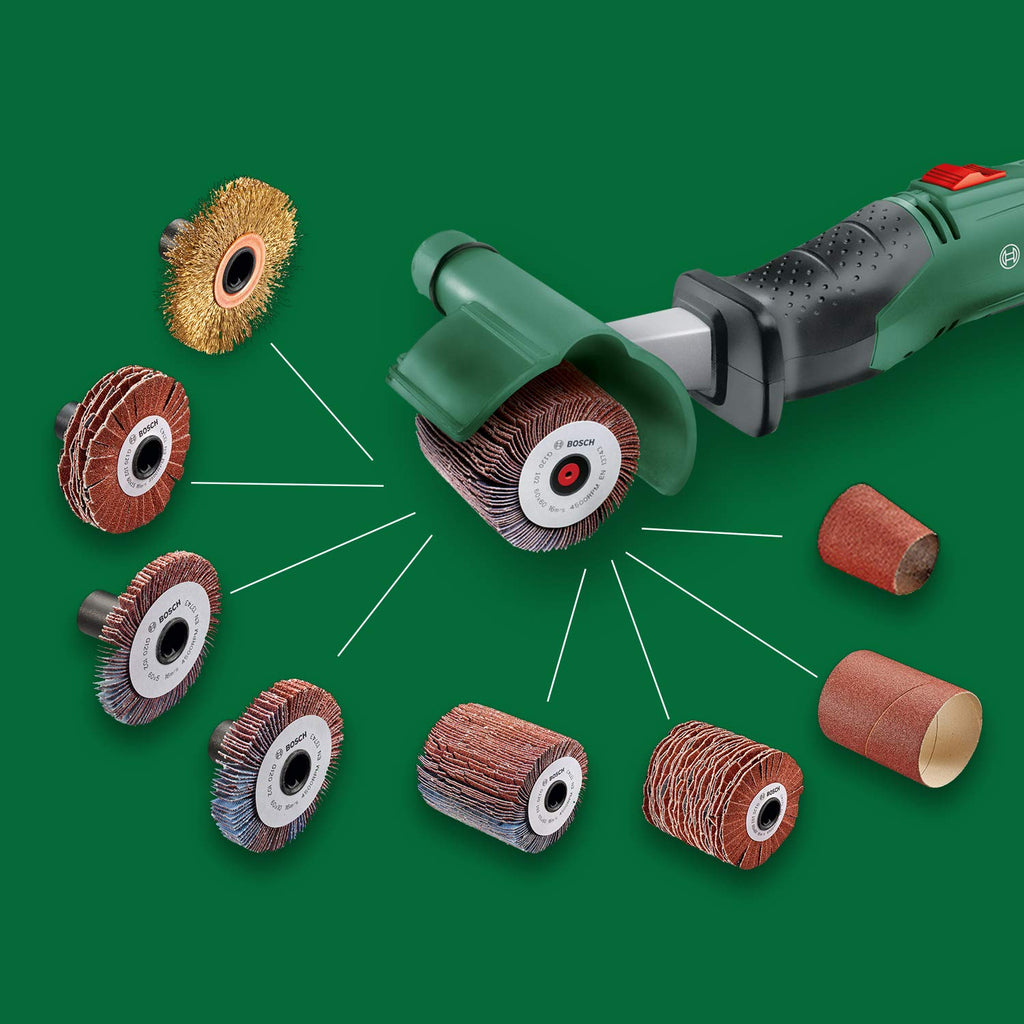 Bosch Schleifroller Texoro (250 Watt, 3 Zubehöre, Zubehörbox, im Karton)