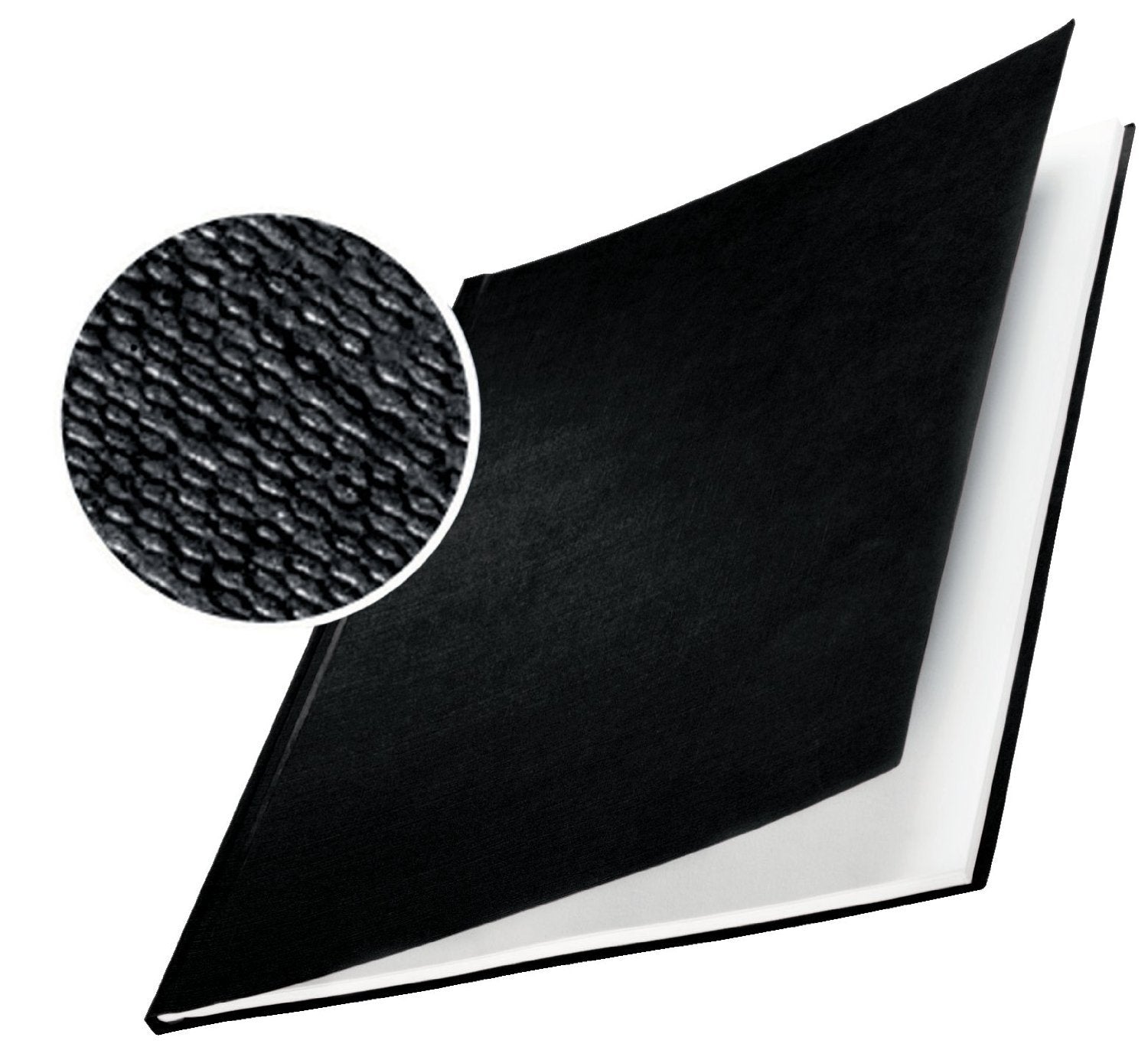 Leitz 73920095 Buchbindemappe impressBIND, Hard Cover, A4, 10,5 mm, 10 Stück, schwarz