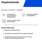 HP DeskJet 2920 Multifunktionsdrucker, 3 Monate gratis drucken Instant Ink inklusive, Drucker, Scanner, Kopierer, WLAN, USB 2.0