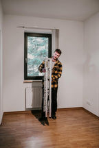 DRABEST Trittleiter Klapptritt Alu Leiter Klappbar Beidseitig Mehrzweckleiter 2 x 6 Stufig bis 125 kg Belastbar