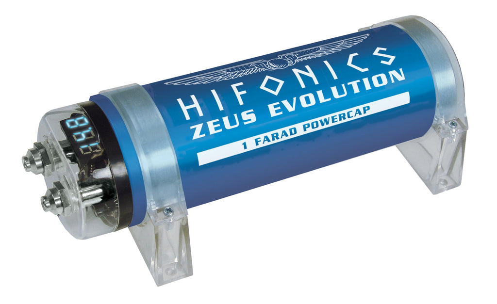 Hifonics ZXE1000-1 Farad Powercap 1F Kondensator zur Spannungsstabilsierung der CarHifi Anlage im Auto Elko Zeus