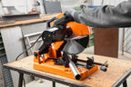 FEIN Metallkappsäge MKAS 355 Sicher, schnell und präzise sägen von Vierkantrohre bis 120 mm und Rundprofile bis 100 mm. Sägeblatt Ø 355 mm.