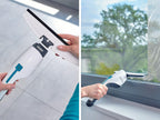 Leifheit Fenstersauger Nemo inkl. Wandhalterung und Baddüse, Badsauger mit wasserdichtem Gehäuse für die Dusche, verwendbar bis zu 45 min, handlicher und Leichter Fensterreiniger