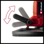 Einhell Trockenbauschleifer TC-DWS 225 (1220 W, Schleifteller mit Bürstenkranz, integrierte Staubabsaugung, inkl. 6x Ø 225 mm Schleifpapier)