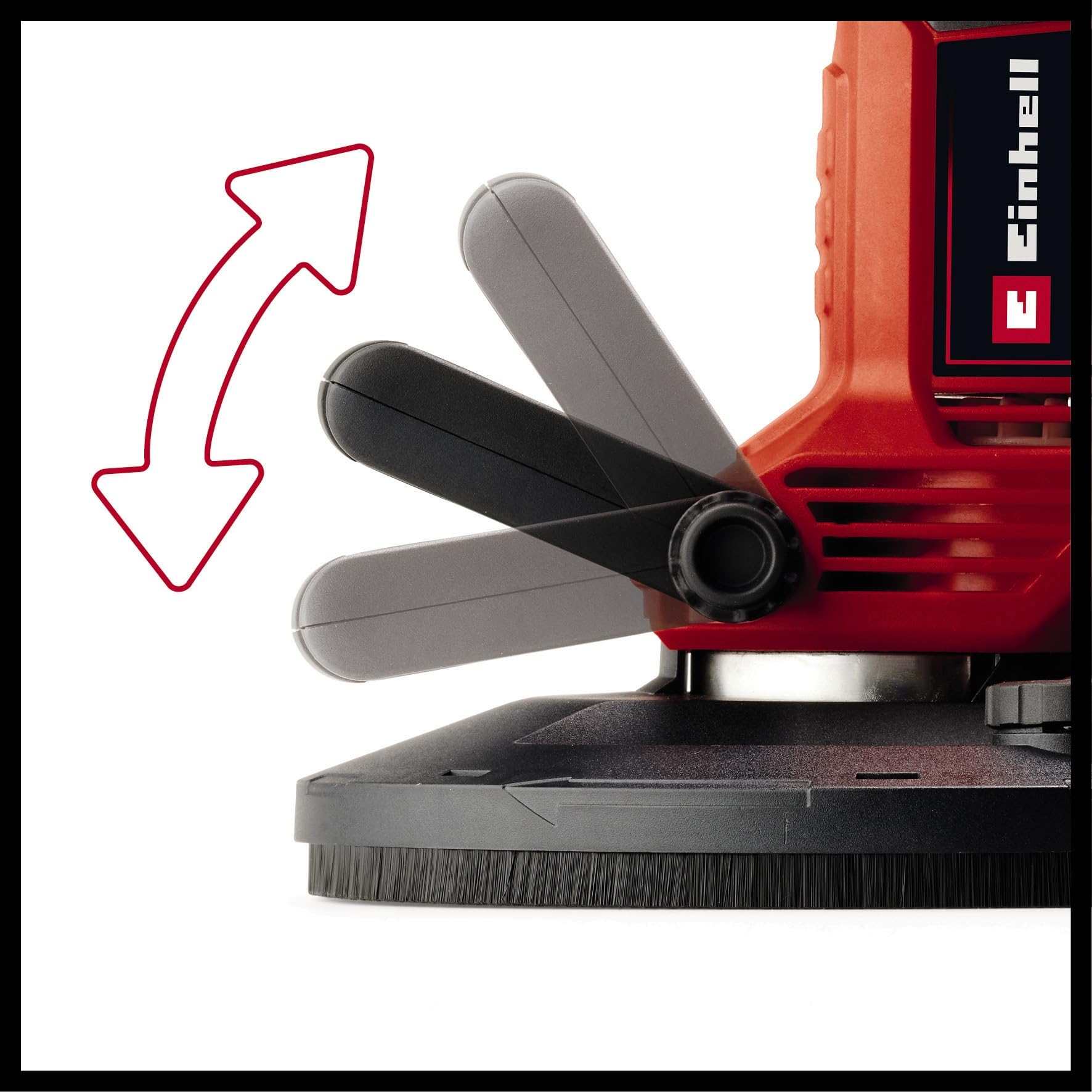 Einhell Trockenbauschleifer TC-DWS 225 (1220 W, Schleifteller mit Bürstenkranz, integrierte Staubabsaugung, inkl. 6x Ø 225 mm Schleifpapier)