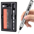 ARROWMAX Mini Gravierstift - Ultimatives kabelloses tragbares Werkzeug für Künstler & Heimwerker - Gravieren Sie 50+ Oberflächen - Anfängerfreundlich - Wiederaufladbar - Kostenlose 30 Bits