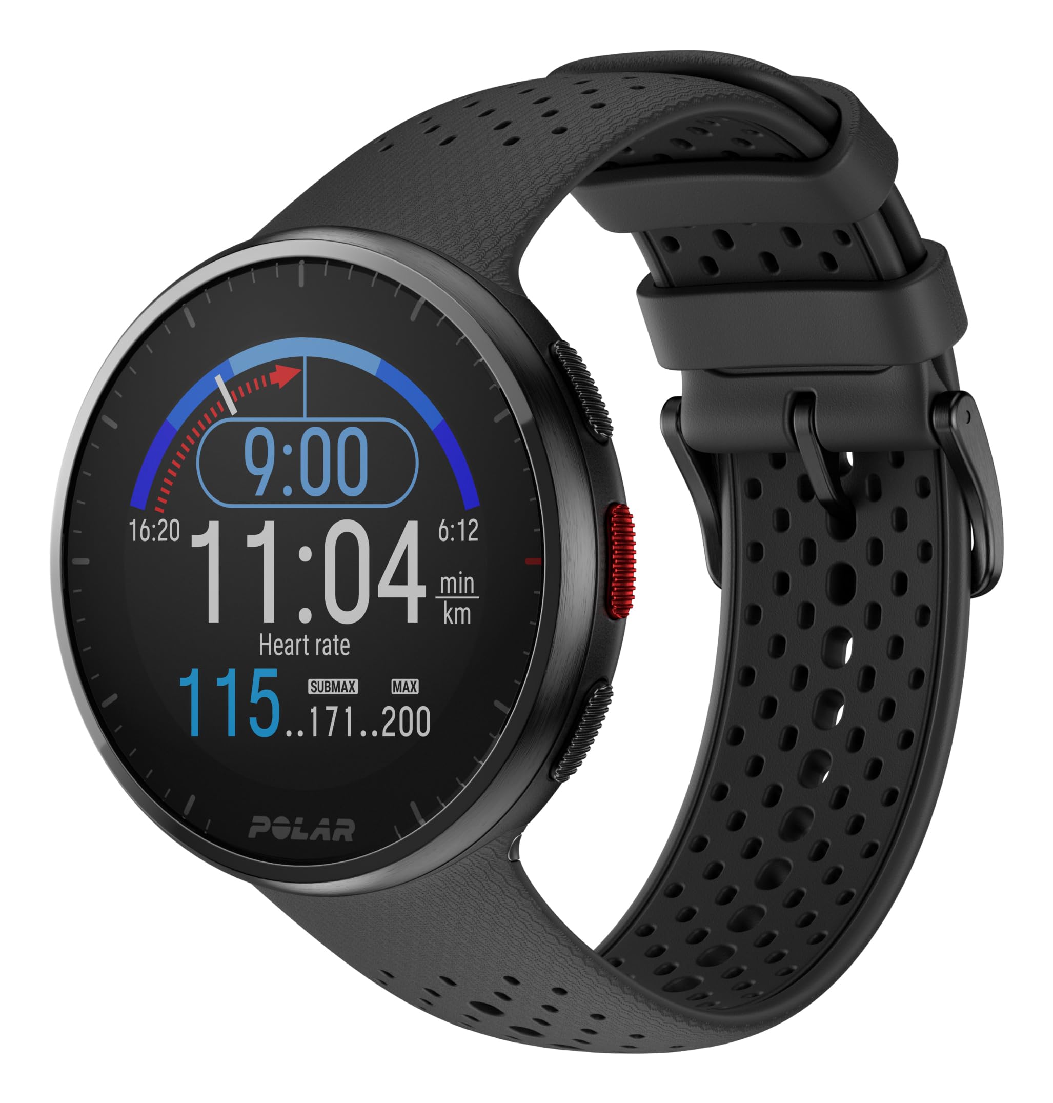 Polar Pacer Pro – Moderne GPS-Sportuhr, Pulsuhr, Smartwatch für Männer und Frauen, Laufuhr Training, Schlafüberwachung und Activity Tracker, Carbon Grey, S-L