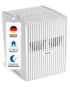 Venta Luftbefeuchter LW15 Classic Original, sehr leise 20 dB(A), energieeffizient 2 Watt, hygienische Kaltverdunstung ohne Filter, 5 l-Tank, bis 29 m², mit Duftfunktion