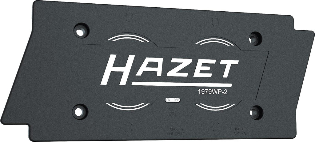 Hazet LED Lampen Satz 1979W1/3 | 3-teilig, Wireless charging | Effiziente und komfortable Ladefunktion durch optimierte Selbstpositionierung der Lampe auf dem Pad