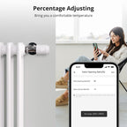 SONOFF Smart Heizkörperthermostat TRVZB, Smart Heizungsthermostat mit App-Funktion, Zigbee Thermostat Benötigt Zigbee 3.0 Hub, kompatibel mit Amazon Alexa/Home Assistant