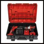 Original Einhell E-Case S-F Systemkoffer (max. 25 kg, universelle Aufbewahrung und Transport von Zubehör und Werkzeug, stapelbar, verknüpfbar, inkl. Schaumstoffeinlage)