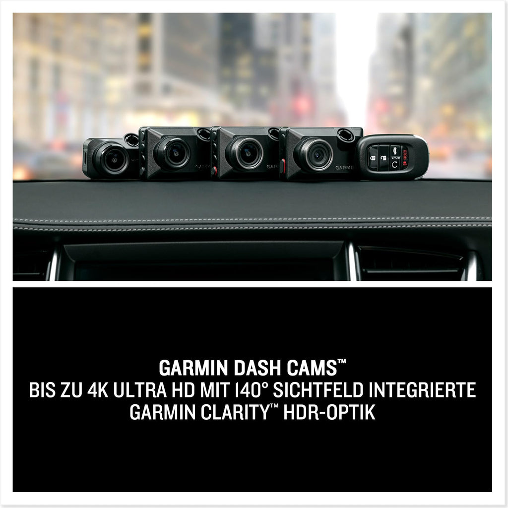 Garmin Dash Cam™ Mini 3 - kleine Dash Cam mit 1.080p HD-Auflösung, 140° Bildwinkel, Garmin Clarity Polfilter und automatischer Unfallerkennung
