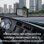 Garmin dēzlCam LGV 710 MT-D EU – LKW-Navi mit integrierter Dashcam, Kollisionswarner & Spurhalteassistenz. 7“ Farbdisplay, vorinstallierte EU Karten, fahrzeugspezifisches Routing & Satellitenbilder.