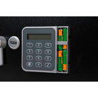 Yale Elektronischer Gäste-Tresor Laptop YLG/200/DB2 Schwarz – 24 L – PIN Code 3–6 Stellen – LCD Display – Auto Sperre – Teppichboden – Befestigung an Wand oder Boden – 200×430×350 mm