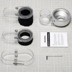 Genmitsu CNC ABS Staubschutzschuh für CNC Maschinen mit einem 52mm Durchmesser Motor, für die meisten 300W-500W Spindelmotoren, Außendurchmesser 38mm, Transparent