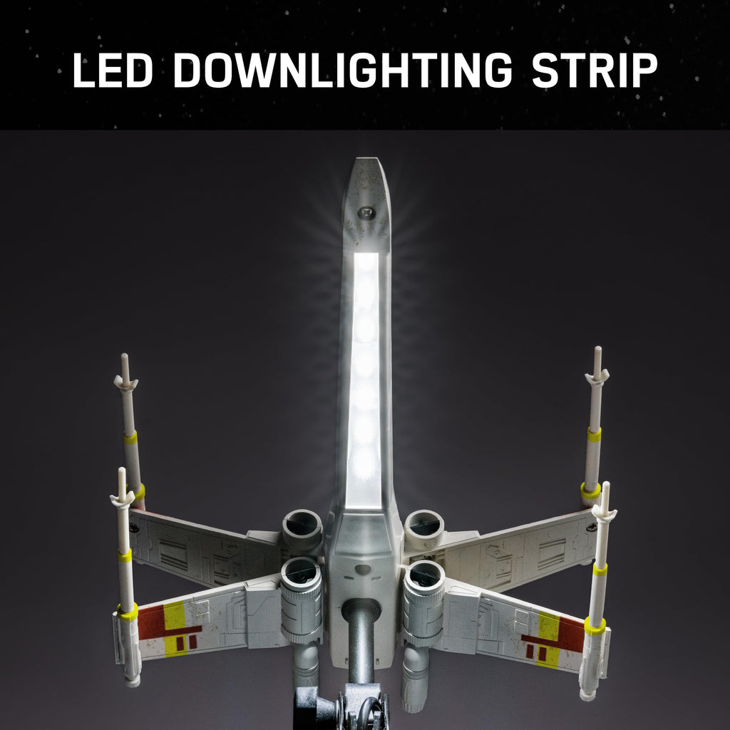 Paladone Star Wars X-Wing Flexibler Tischlicht, 15 cm (5,9 Zoll) breite Replik des Schiffs mit LED-Beleuchtung, Betrieben durch im Lieferumfang enthaltenes USB-Kabel, Weiß