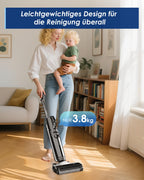 Tineco Floor One S5 Combo Power KIT Smart Nass Trockensauger mit iLoop Technologie 5-in-1, Nasssauger Staubsauger für Tierhaare, Harte Böden, LED Display, Wi- Fi, App