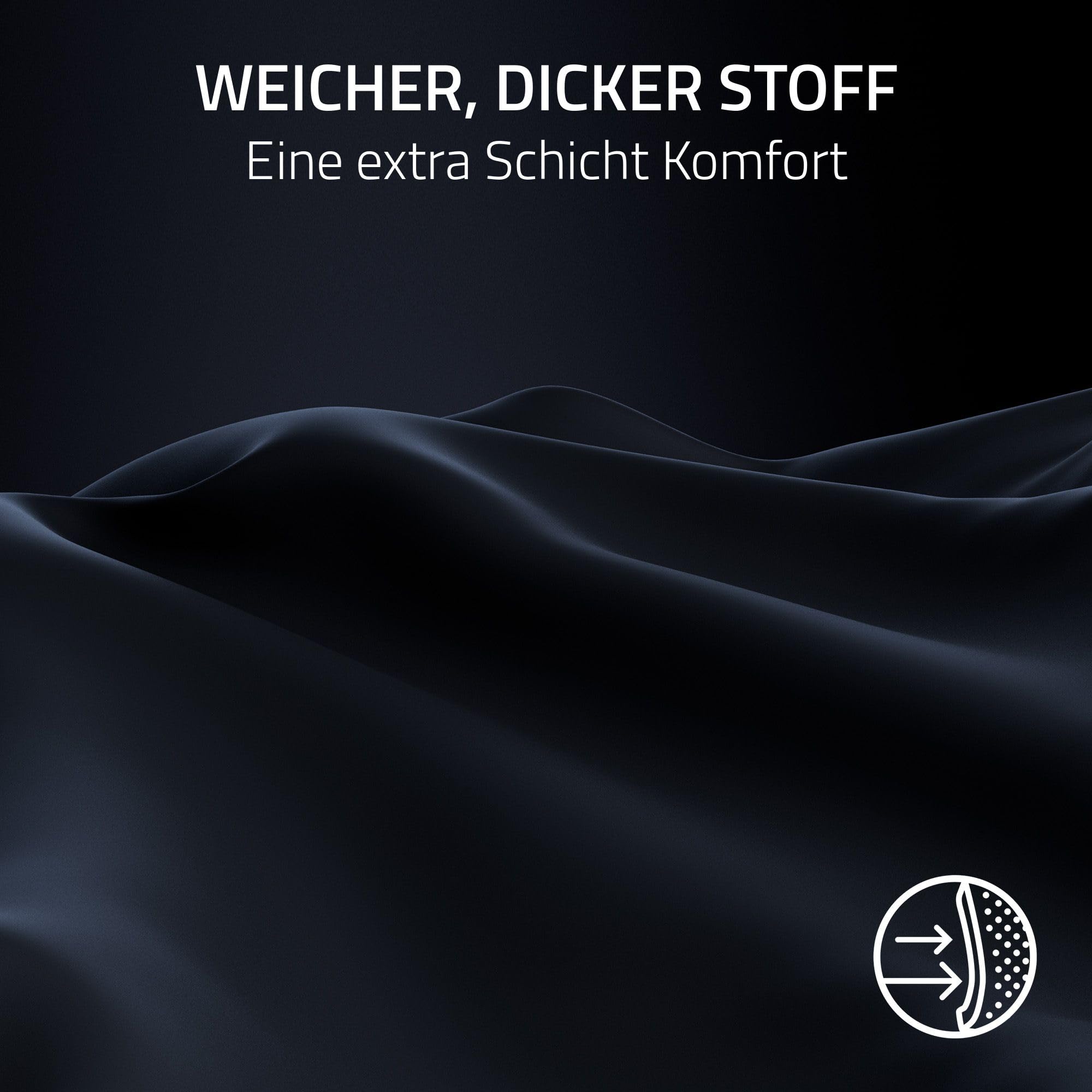 Razer Gaming Chair Sleeves - Designt Iskur V2 X - robust und komplett waschbar - Schutz vor Schmutz und Flecken (2-teilige Design Bezüge für Rückenlehne & Sitzfläche) Schwarz