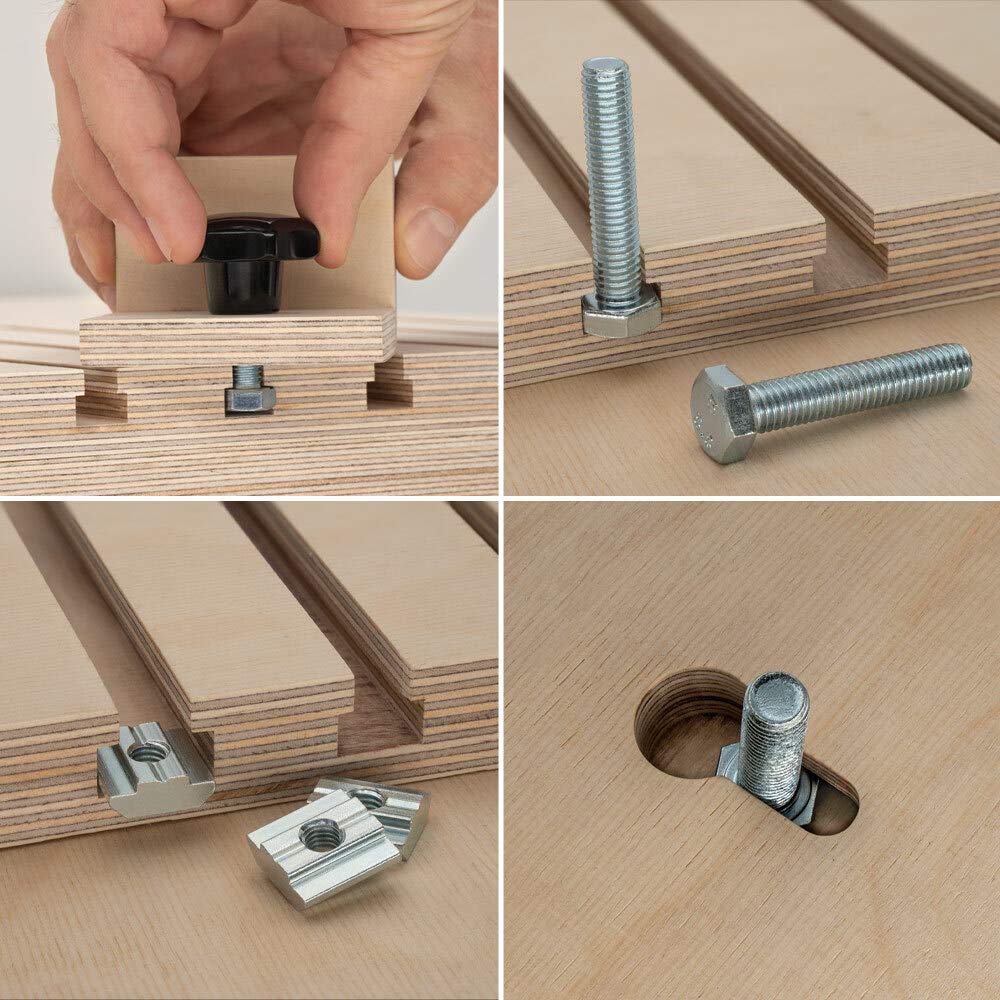 ENT 17738 T-Nutfräser M8 HW, Schaft (S) 8 mm, Durchmesser (D1) 13,5 mm, D2 8,6 mm, NL1 7,0 mm, NL2 7,0 mm, Z2