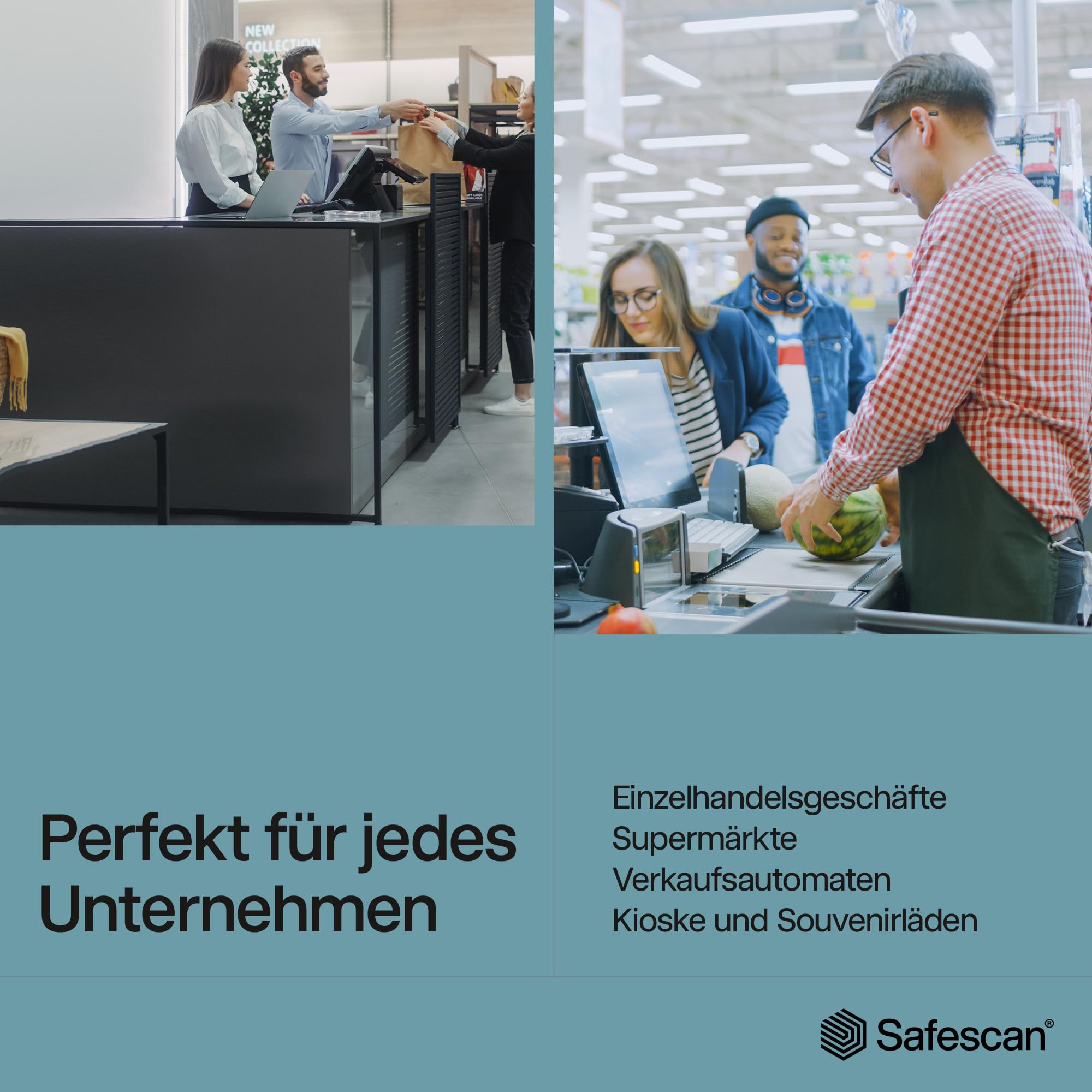 Safescan 1250 EUR Münzzähler, der gemischte EUR-Münzen schnell zählt und sortiert - Münzsortierer, sortiert Münzen nach Stückelung - Geldzählmaschine für das Zählen von Münzen