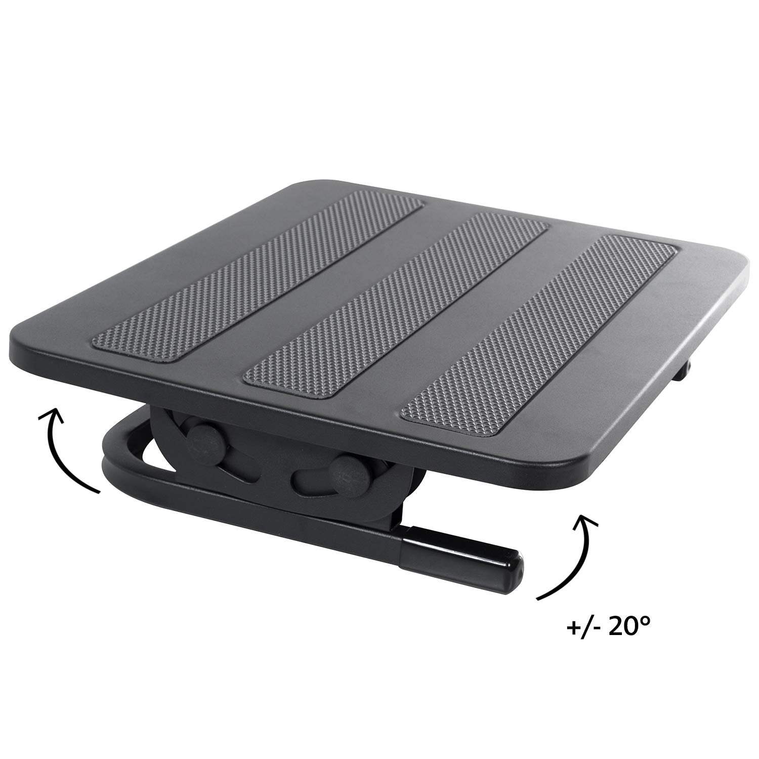 Maclean MC-831 Ergonomische Fußstütze Fußauflage stufenlos einstellbarer Neigungswinkel 380x300mm