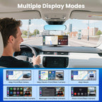 11.5 Zoll Carplay Display Android Auto Display,Car Play IPS Touch Screen Kabelloses Carplay Android Auto Bildschirm mit AUX/FM,4K DashCam,1080P Rückfahrkamera,Mirror Link,Bluetooth für alle Fahrzeuge