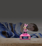 Lexibook, Disney Minnie, Nachtwecker, Sounds und Melodien, LCD-Bildschirm mit Hintergrundbeleuchtung, Leuchtanzeige, Schlummerfunktion, Pink, RL800MN