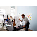 Post-it Super Sticky Meeting Charts, Packung mit 1 Block, mit 20 Blättern, 584 mm x 508 mm, Farbe: Weiß - Selbstklebendes Flipchartpapier für Brainstormings überall