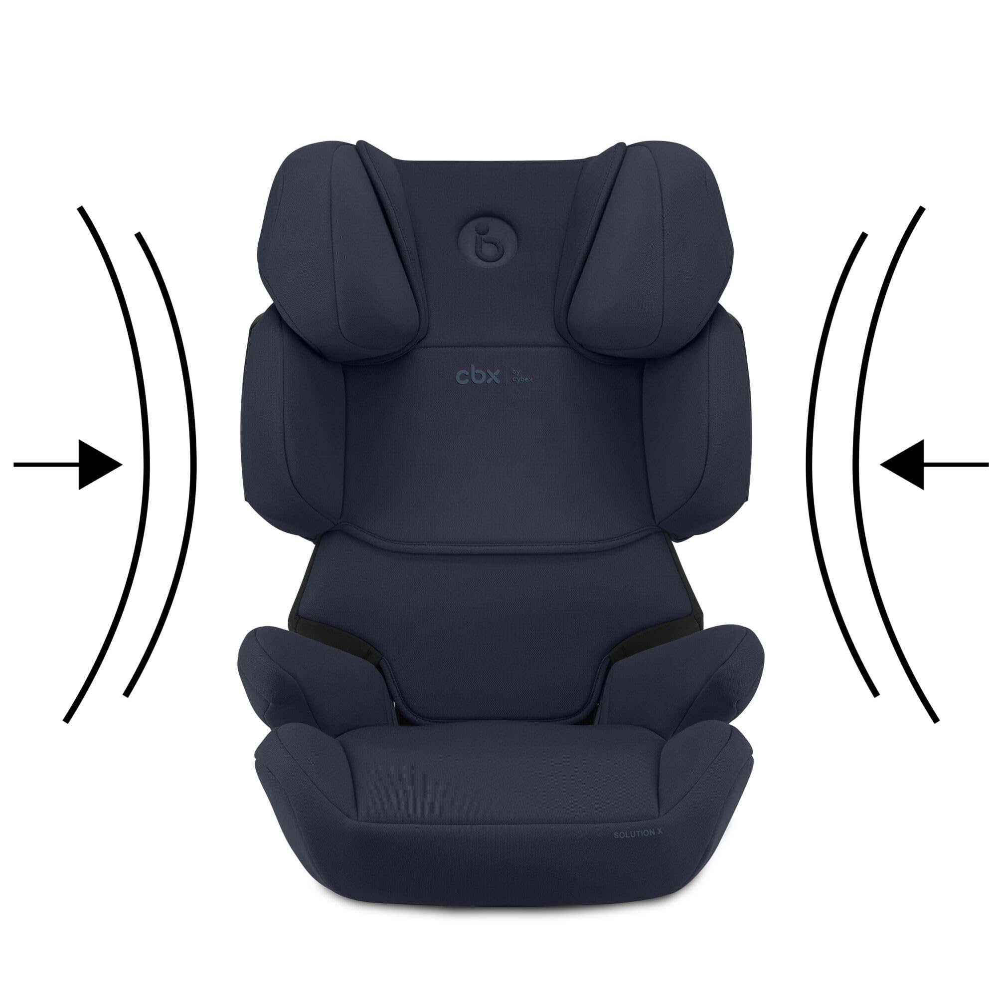 CBX by CYBEX Kinder-Autositz Solution X i-Fix, Für Autos mit und ohne ISOFIX, Ab ca. 3 bis 12 Jahre (100 - 150 cm), Ab ca. 15 bis 50 kg, Blau