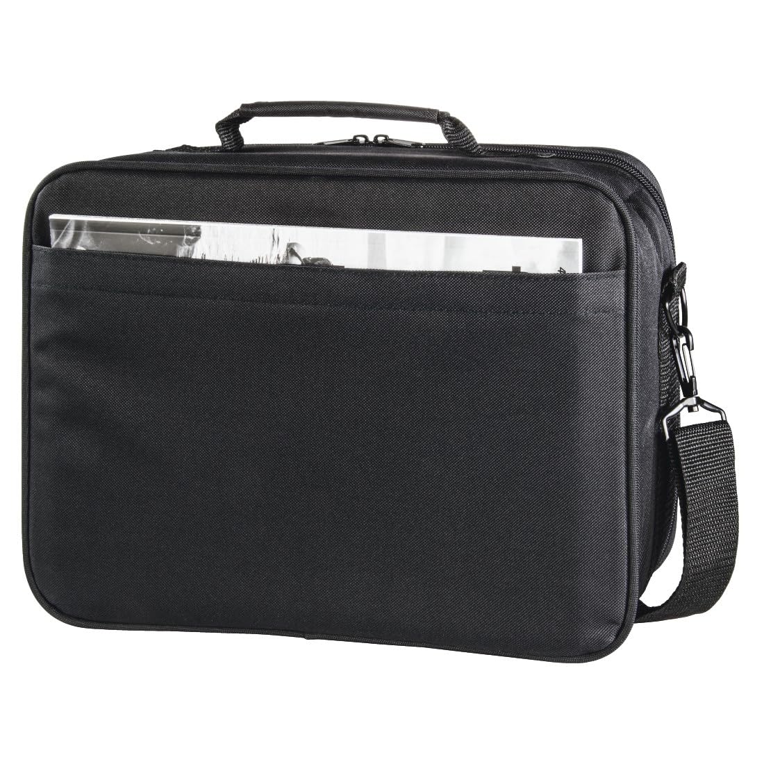Hama Sportsline Beamertasche groß (Projektor Tasche Größe L, 27 x 39 x 15 cm für Acer, BenQ, Epson, LG, Optoma Beamer) Schwarz