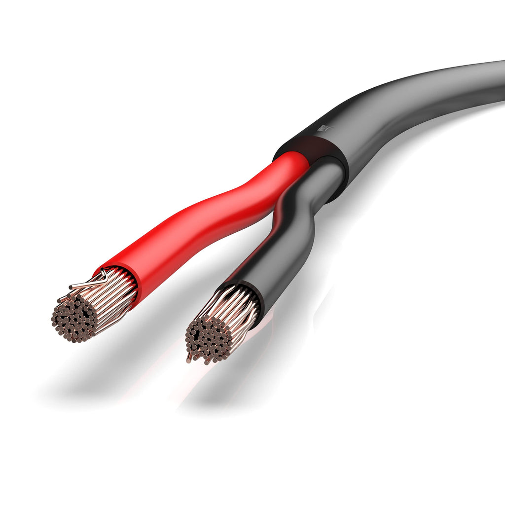 AUPROTEC KFZ Kabel 2x2,5 mm² 5m rund FLRYY I Rundkabel Fahrzeugkabel/Fahrzeugleitung Verschiedene Anwendungen I 2 poliges Kabel für Anhänger geeignet