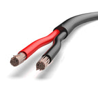 AUPROTEC KFZ Kabel 2x2,5 mm² 5m rund FLRYY I Rundkabel Fahrzeugkabel/Fahrzeugleitung Verschiedene Anwendungen I 2 poliges Kabel für Anhänger geeignet