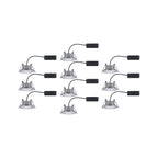 Paulmann 99923 Einbauleuchte LED Calla rund 10x6W Chrom matt schwenkbar