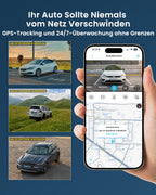 Dashcam Auto, UCOCARE 4G LTE Dash Camera Auto mit SIM Karte, 64GB-Karte, Dashcam mit Parküberwachung ohne WLAN, App-Zugriff, 2-Wege Talk, Bewegungserkennung-Alarm, Nachtsicht, GPS, 170° Weitwinkel