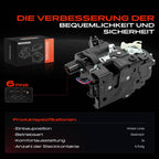 Frankberg 1x Türschloss Stellmotor Hinten Links Kompatibel mit Leon 1M1 1999-2006 Toledo II 1M2 1998-2006 B.o.r.a 1J2 1J6 1998-2005 Golf 1J1 1J5 1997-2006