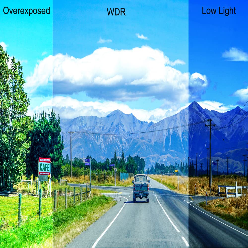 VSYSTO 2K Motorrad Fahrrad Helm Kamera, Tragbare WiFi wasserdichte Motorrad Dash Cam Action Cam, 170° Super Weitwinkel Nachtsicht SONYIMX335 Objektiv, WDR, G-Sensor, Loop Aufnahme (Black-K5X)