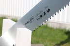 Augusta-Heckenrose Porenbetonsäge 750mm I Handsäge aus Bandstahl C75 mit stabilem Holzgriff I Robuste Bausäge mit grober Schubzahnung für Porenbetonsteine u.a.