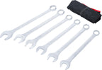 BGS Diy 1185 | Maul-Ringschlüssel-Satz | 6-tlg. | XXL | SW 34 - 50 mm | inkl. Tetron-Rolltasche