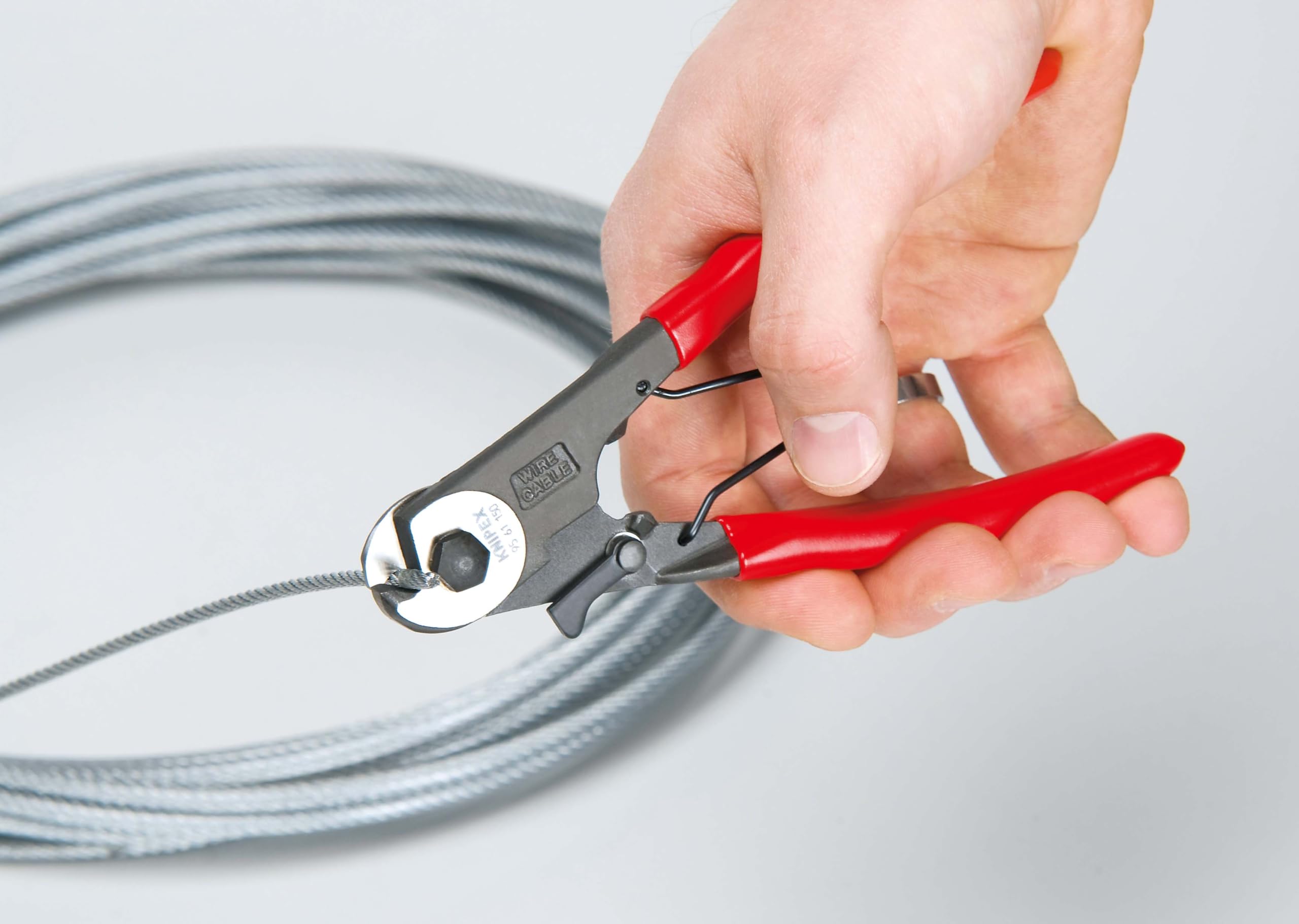 KNIPEX Bowdenzugschneider mit Kunststoff überzogen 150 mm, 95 61 150