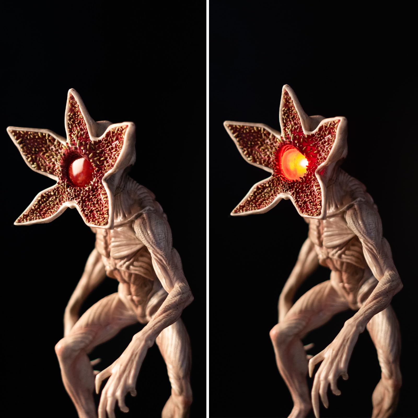 Grupo Erik LED Lampe Stranger Things Demogorgon Licht Deko - Stimmungslicht Schreibtisch 15 x 34 x 19 cm - Nachttischlampe Kinder und Erwachsene Zubehör - Offizieller Stranger Things Merch Fanartikel