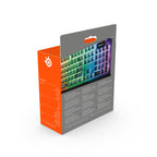 SteelSeries PrismCaps – Double-Shot-Tastenset mit „Pudding“-Optik – Kompatibilität mit allen gängigen mechanischen Tastaturen – MX-Stößel – Schwarz (Deutsches Tastaturlayout)