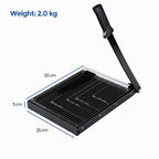 Ediesi, Papierschneider, A4, Schneidemaschine, Papierschneidemaschine, Hebelschneider, Schere für Papier und Fotos, Manuell, höchste Präzision, 4 Farben erhältlich (Schwarz, A4)