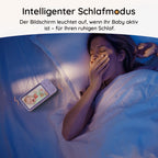 Boifun Babyphone mit Kamera & 2K/3MP APP Steuerung, 5" WLAN Video Babyfone, 360 Grad IR-HDR Nachtsicht, Weinen-/Bewegungs-/Geräusch-/Temperaturüberwachung, Automatische Verfolgung, 3000mAh Akku