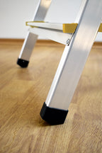 DRABEST Leiter PRO Serie Trittleiter Alu Klaptritt 8 Stufen Klappleiter Beidseitig Leiter max 150 kg