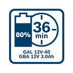 Bosch Professional 12V System Akku GBA 12V 3.0Ah
