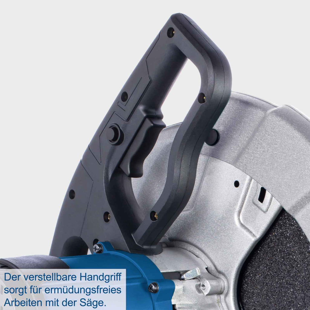 Scheppach Trennschneider MT150 Metallsäge Metall Kappsäge mit Softstart Gehrungssäge | Schnitthöhe max. 115mm | 2600W Leistung | 4200 min-1 | Trennscheibe Ø 355 x 25,4 mm | Neigungswinkel 0-45°